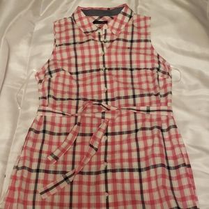 NWT Tommy Hilfiger Sleeveless Plaid Dress
